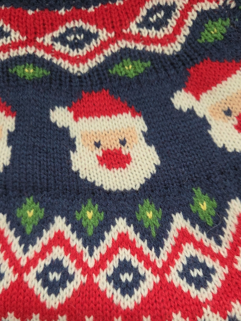 KIEL JAMES PATRICK COZY CABIN SWEATERS RARE SANTA SWEATER CHRISTMAS FAIR ISLE XS - Picture 5 of 11